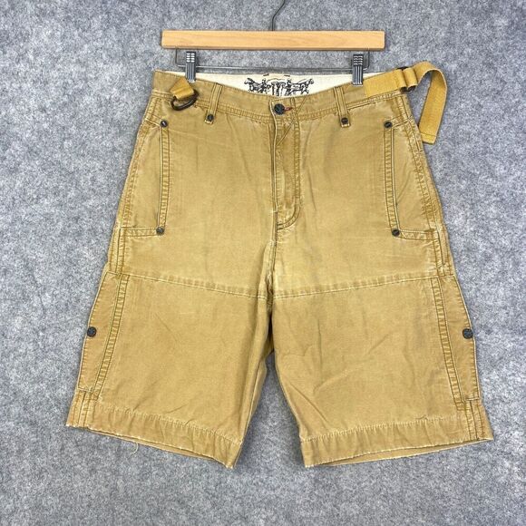Levi's Other - Levis Squad Cargo Shorts Mens 30 Beige Cotton Belted Utility Military Skater